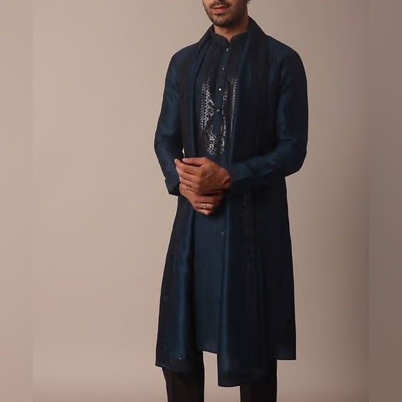 kalki fashion Other - Men's Blue Kurta